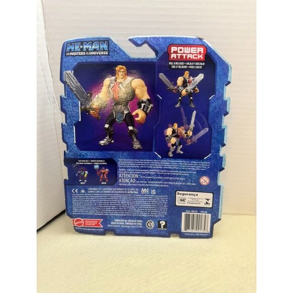 He-Man Power Attack Action Figure 5.5" Masters Of The Universe Collectible Toy - Picture 2 of 3